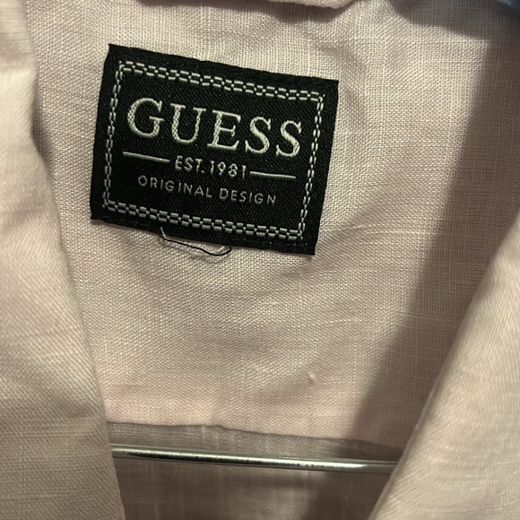 Guess pink linen shirt - Picture 4 of 4
